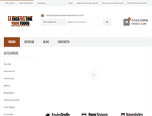 Tablet Screenshot of lacasadelcineparatodos.com